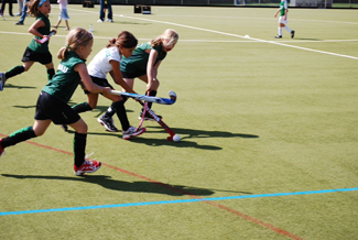 Die Mädchen D des 1. Hanauer THC